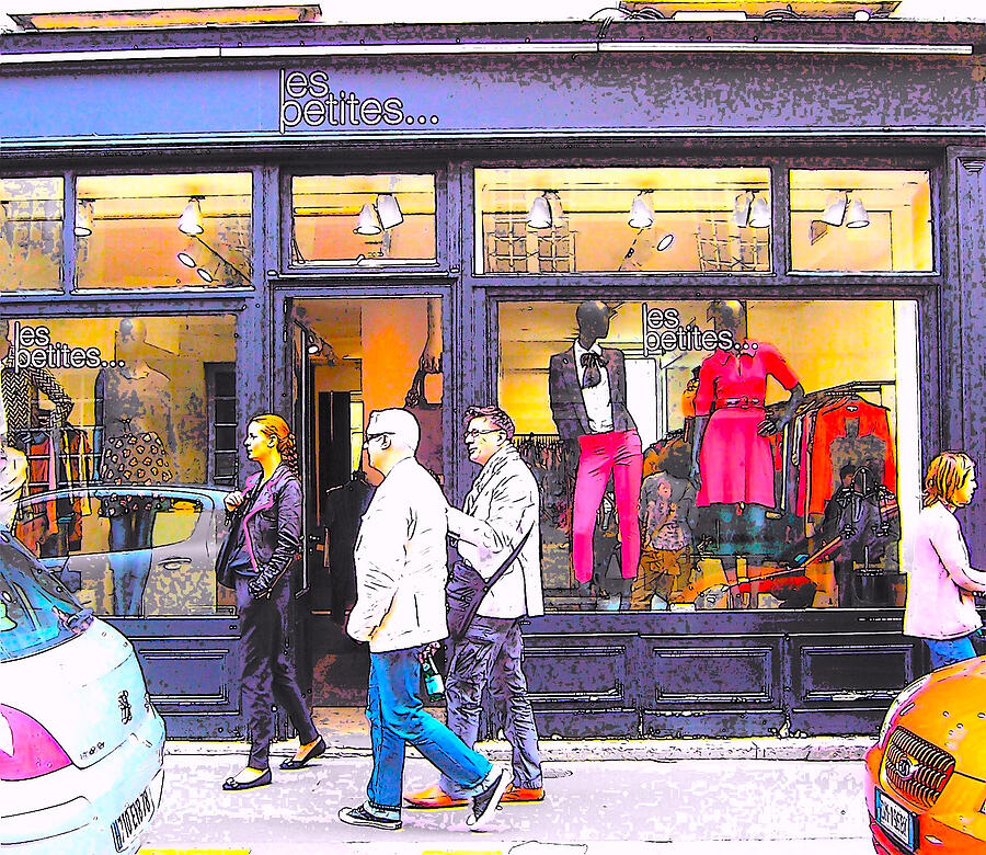 Paris Boutique Shopping Photograph by Jan Matson Paris Boutique Shopping Photograph by Jan Matson