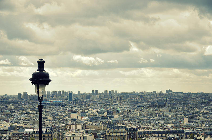 Paris Skyline From Viewing Point Of Photograph by Photo By Ira Heuvelman-dobrolyubova