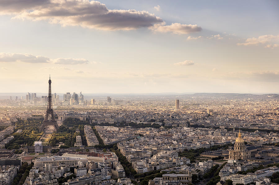 Paris Skyline Photograph by Harald Nachtmann