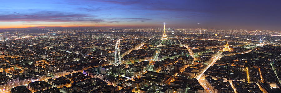 Paris Skyline Photograph by Georgia Clare