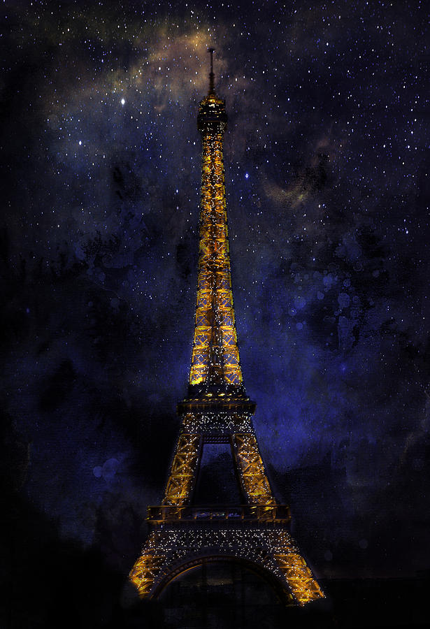 Paris Sparkles  Photograph by James Bethanis