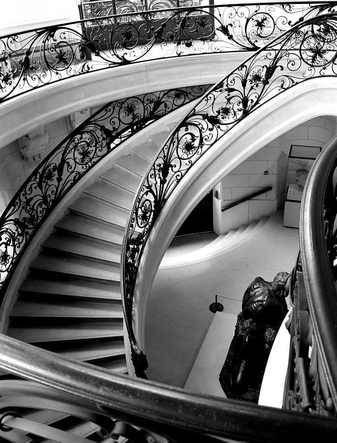 Black And White Photograph - Paris Stairs by Christian Smit