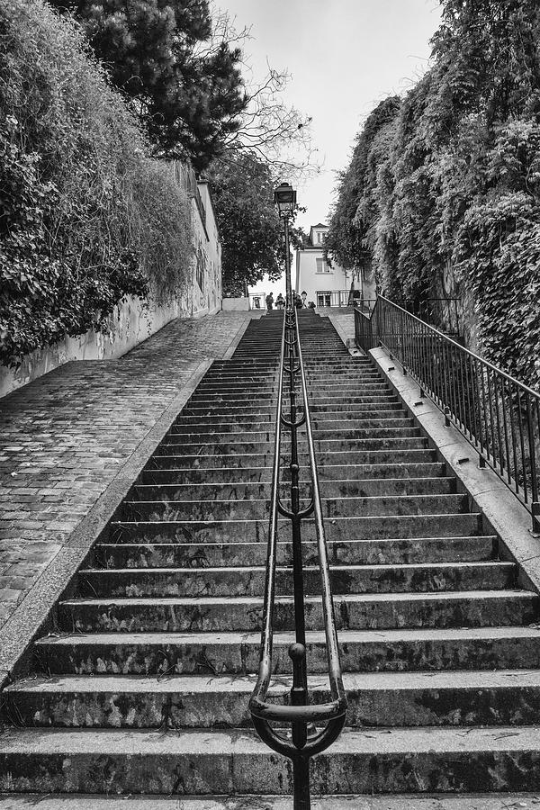 Paris Photograph - Paris Steps by Georgia Clare