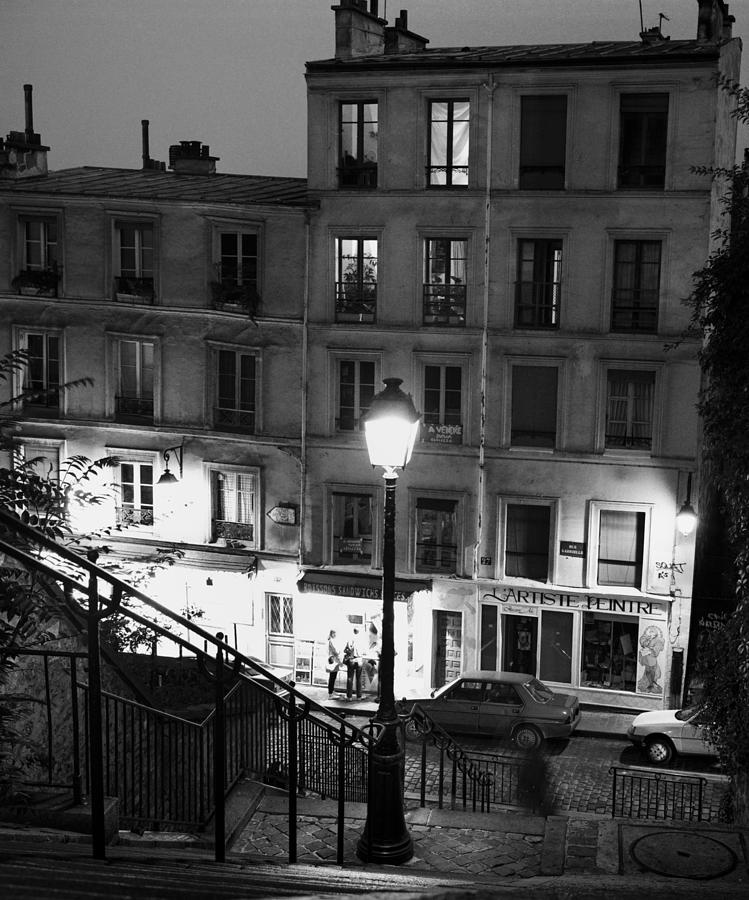 Paris Photograph - Paris-steps-montmartre by Dave Beckerman