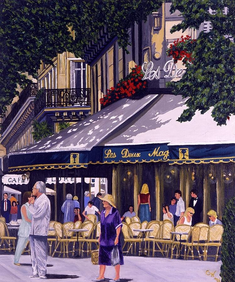 Paris Summer Cafe I Digital Art by Cynthia Wolsfeld - Fine Art America