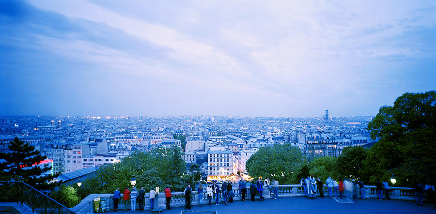 Paris Twilight Photograph by Shaun Higson