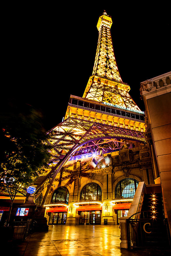 Las Vegas Photograph - Paris Under The Tower by Az Jackson