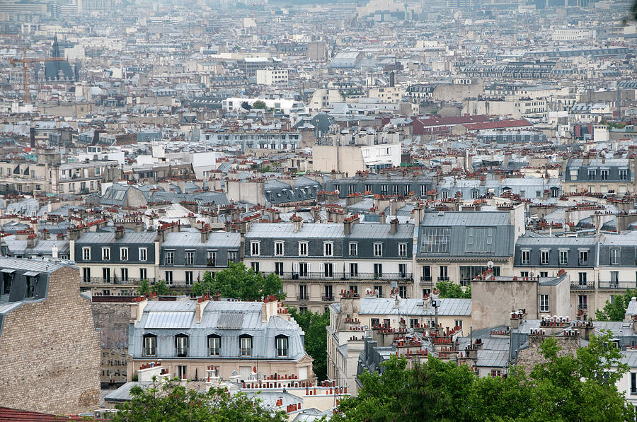 Paris View From Montmarte Photograph by Mitch Diamond