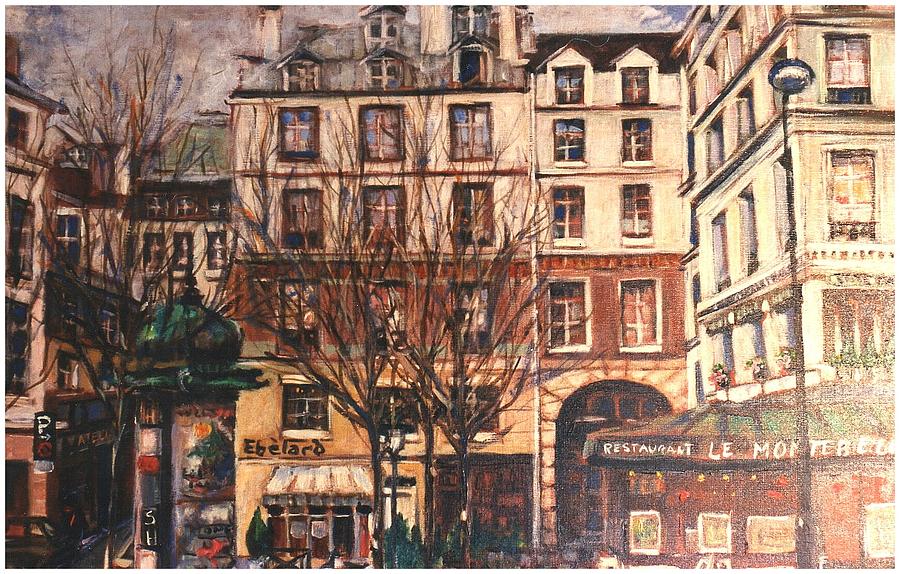 Paris Painting by Walter Casaravilla