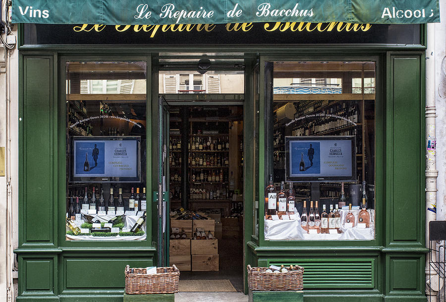 Paris Wine Store Photograph by Georgia Clare Paris Wine Store Photograph by Georgia Clare