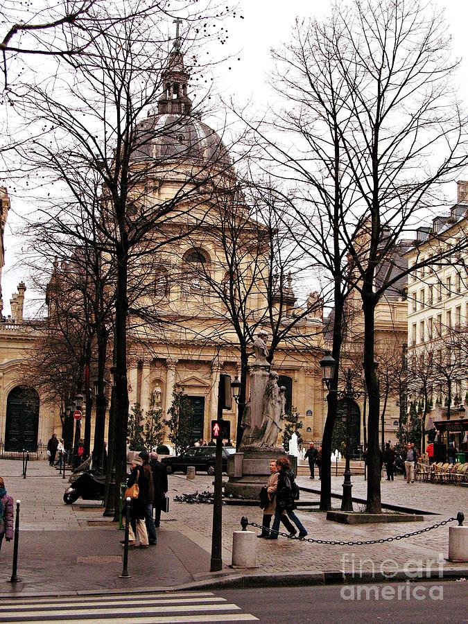 Paris Winter City Streets Architecture Buildings People Winter Street Scene Photos Photograph By Kathy Fornal