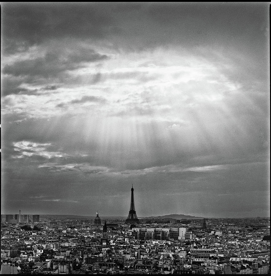 Nature Photograph - Paris With Sunlight After Rain by Artmarie
