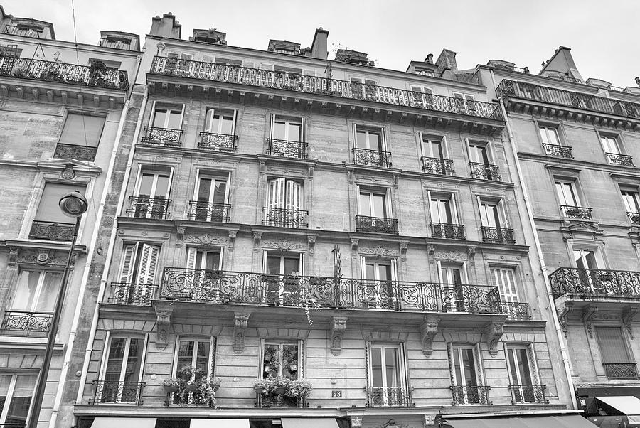 Parisian Buildings Photograph by Georgia Clare