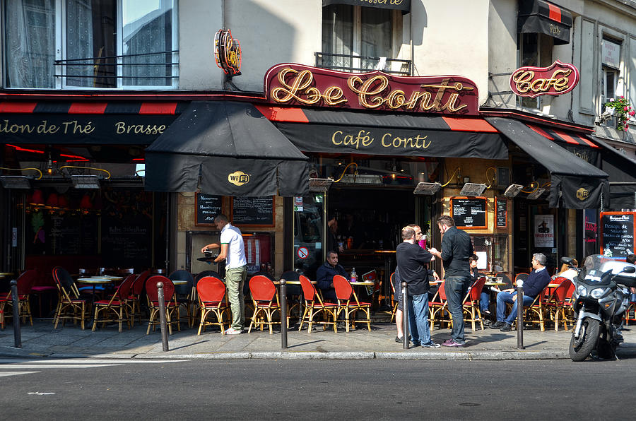 Parisian cafe Le Conti Photograph by RicardMN Photography