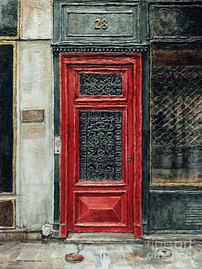 Paris Painting - Parisian Door No.28-2 by Joey Agbayani