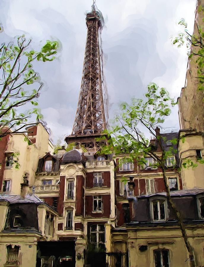 Parisian Icon Painting by Jenny Hudson