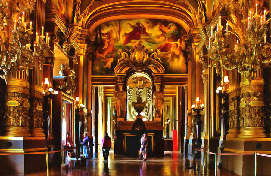 Architecture Photograph - Parisian Opera House by Georgiana Romanovna