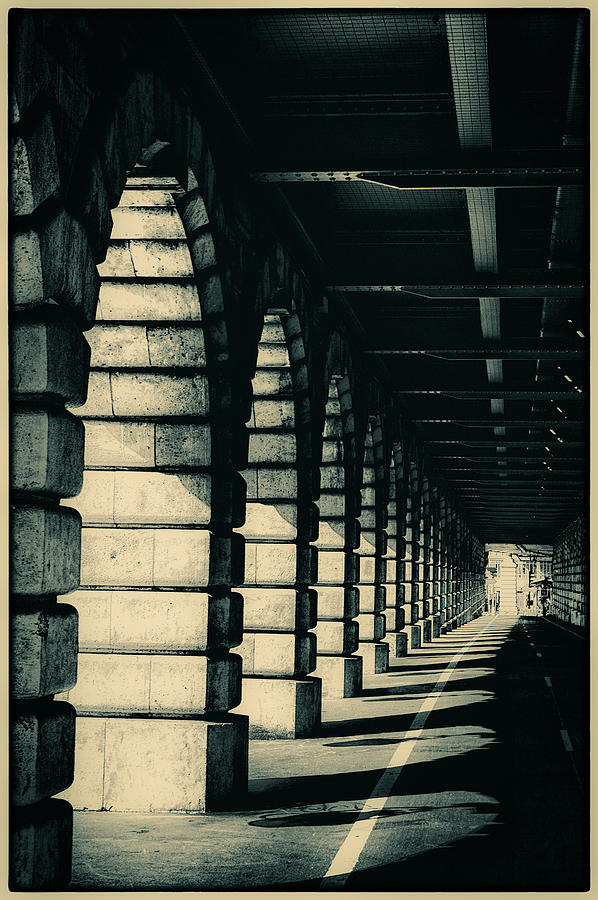 Paris Photograph - Parisian Rail Arches by Lenny Carter