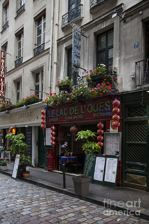 Parisian Restaurant Photograph by Timothy Johnson