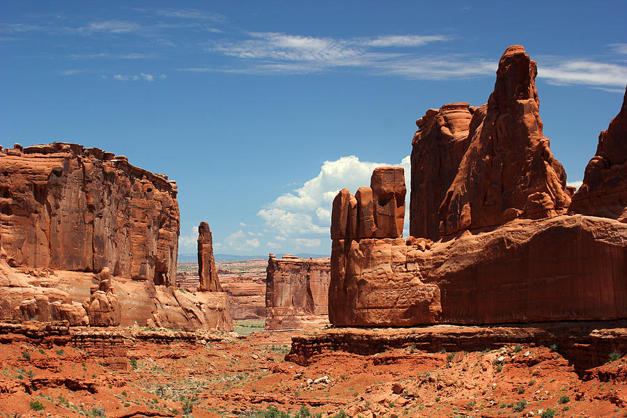 Park Avenue Arches National Park 4 Photograph by Mary Bedy