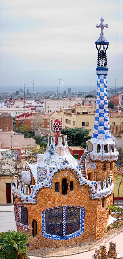 Park Guell Candy House - Gaudi Photograph by Weston Westmoreland