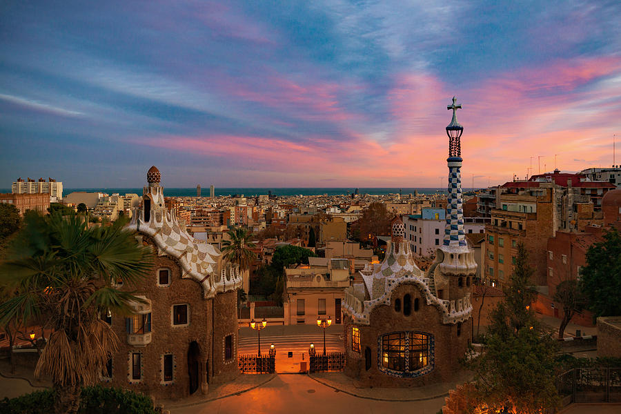 Park Guell in Barcelona Photograph by Dem10