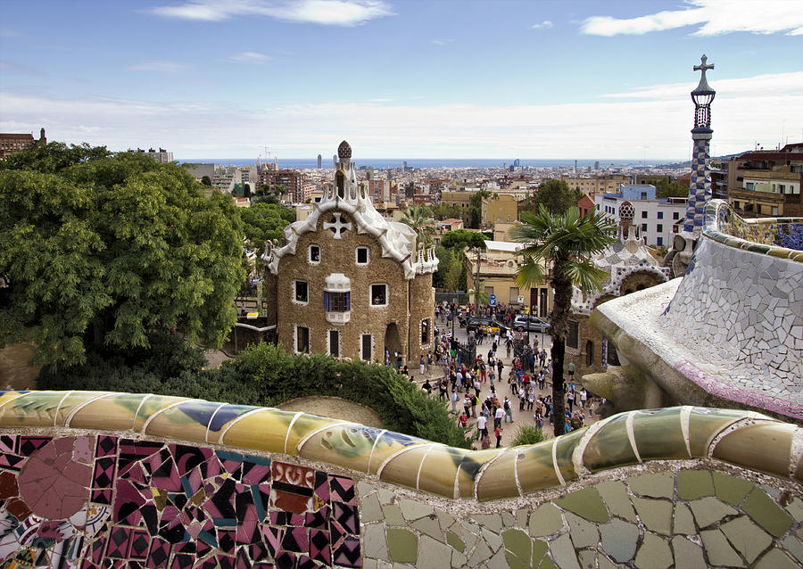 Park Guell Photograph by Yelena Rozov