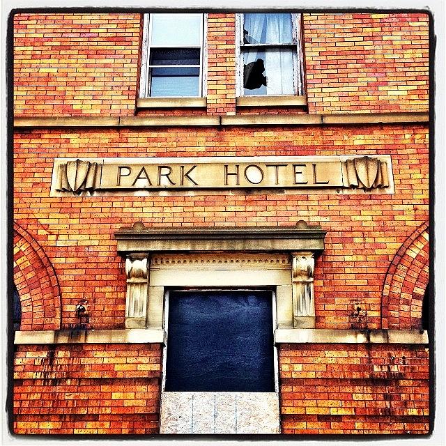 Toledo Photograph - Park Hotel Near The #amtrak #train by Adam Hansen