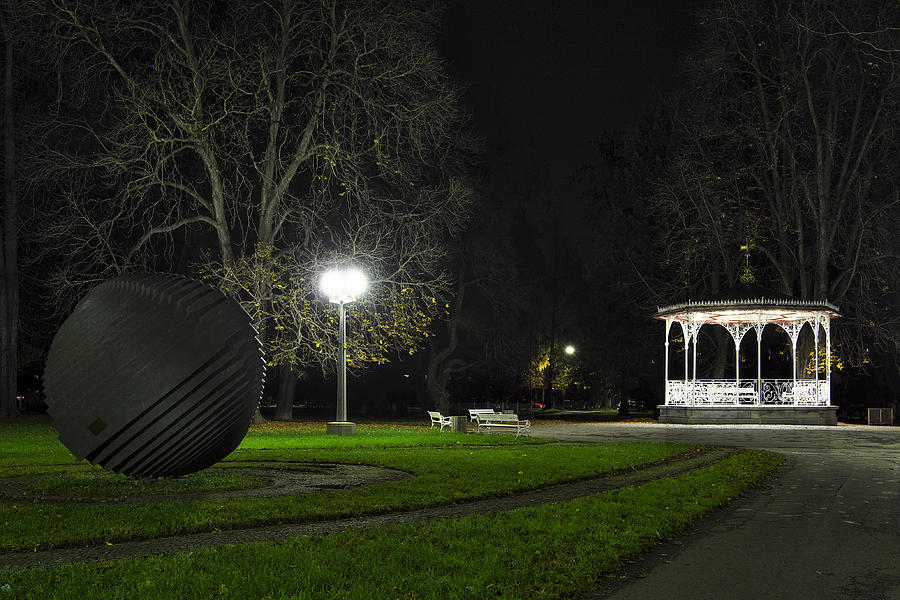 Park pavilion Photograph by Ivan Slosar