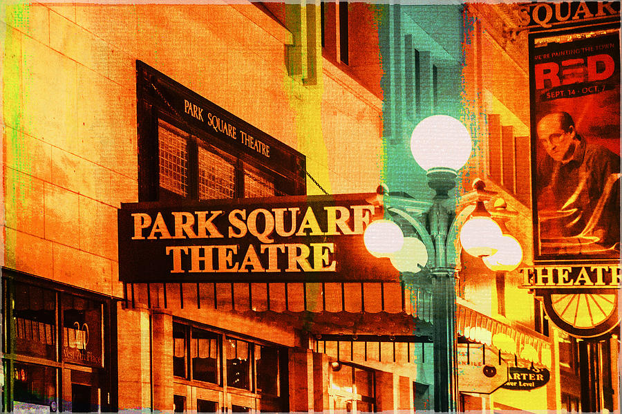 Park Square Theatre Digital Art by Susan Stone