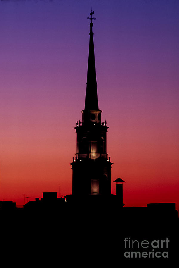 Boston Photograph - Park St. Church Boston by Tom Wilder
