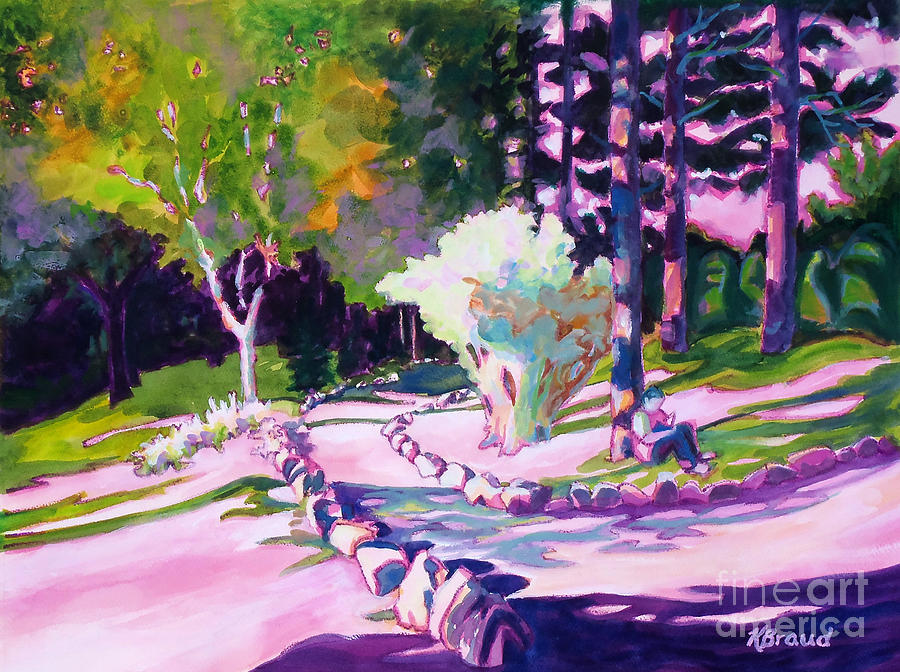 Park Trails 2           Painting by Kathy Braud