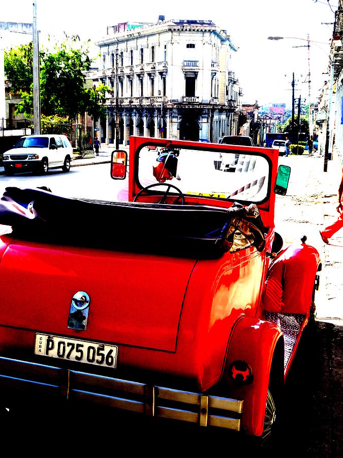 Parked in Havana Cuba  Photograph by Funkpix Photo Hunter