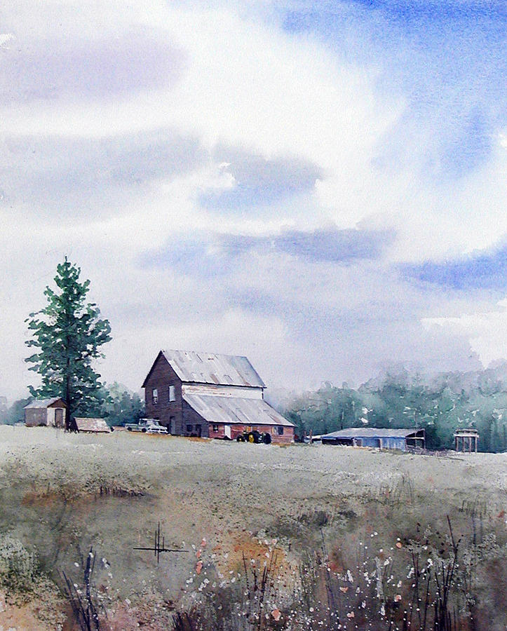 Barn Painting - Parker Colorado Stage Stop by Richard Hahn