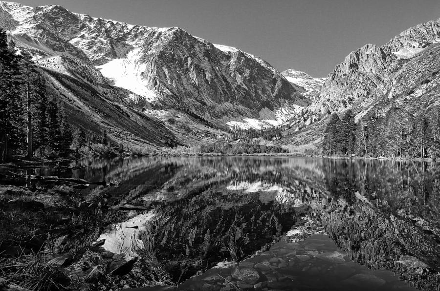 Black And White Photograph - Parker Lake Black and White by Scott McGuire