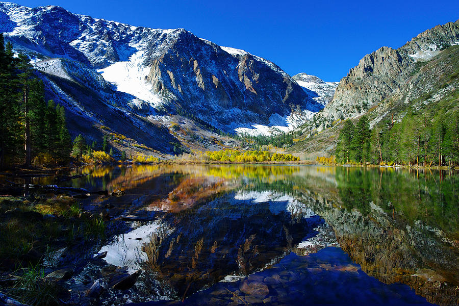 Fall Photograph - Parker Lake California in Fall by Scott McGuire