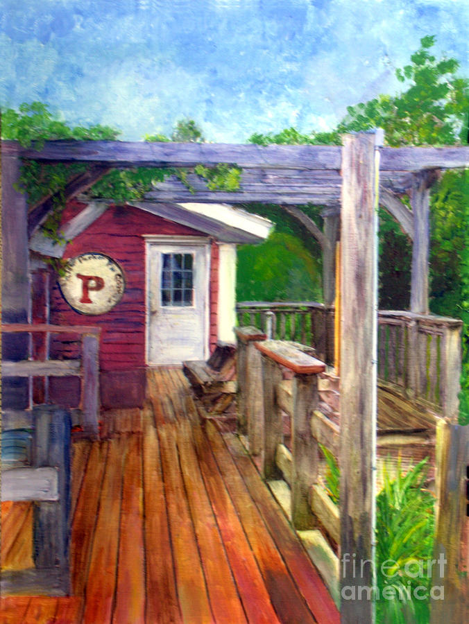Parker Pie in West Glover VT Painting by Donna Walsh