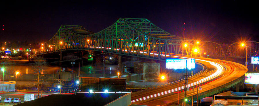 Parkersburg Belpre Bridge Photograph by Jonny D