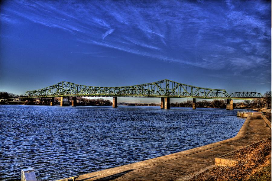 Parkersburg Bridge Photograph by Jonny D