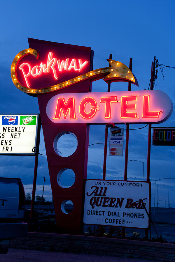 Parkway Motel Photograph by Matthew Bamberg