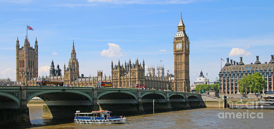 Parliament and Westminster Bridge 5535 Photograph by Jack Schultz