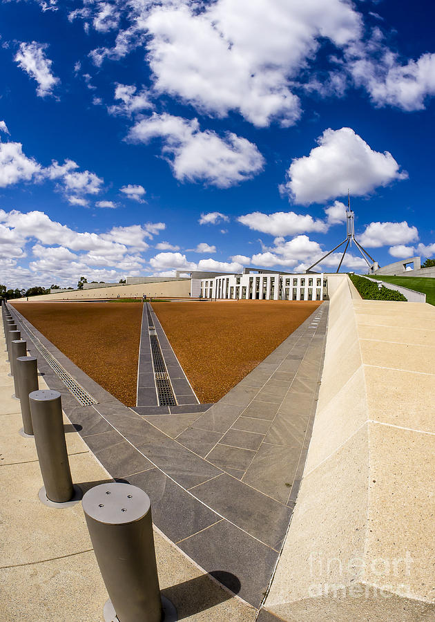 Parliament House Australia Photograph by Steven Ralser