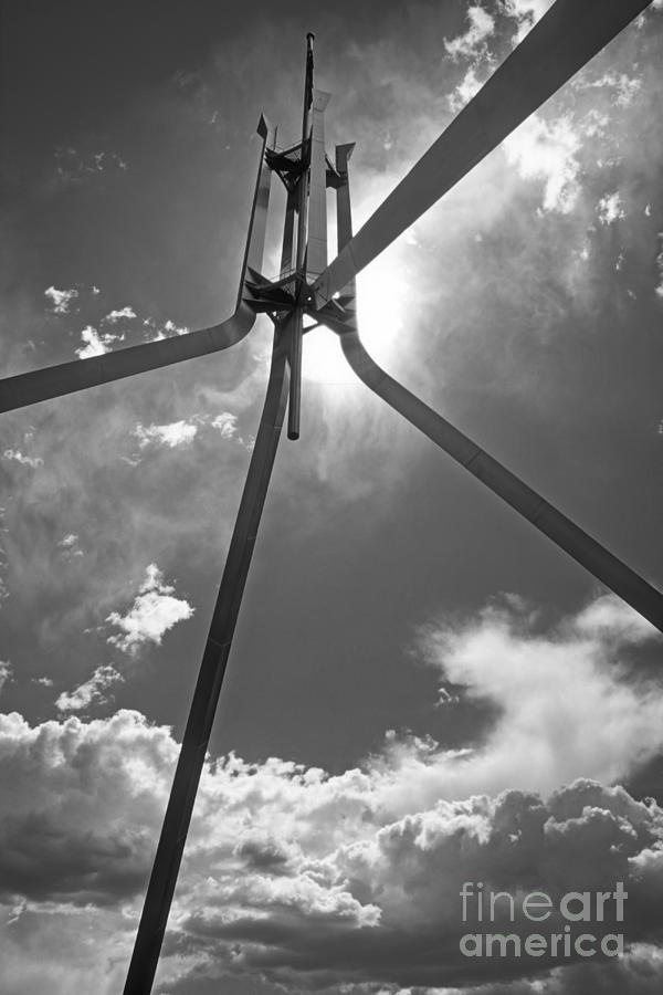 Parliament Tower in Canberra Photograph by Inge Riis McDonald