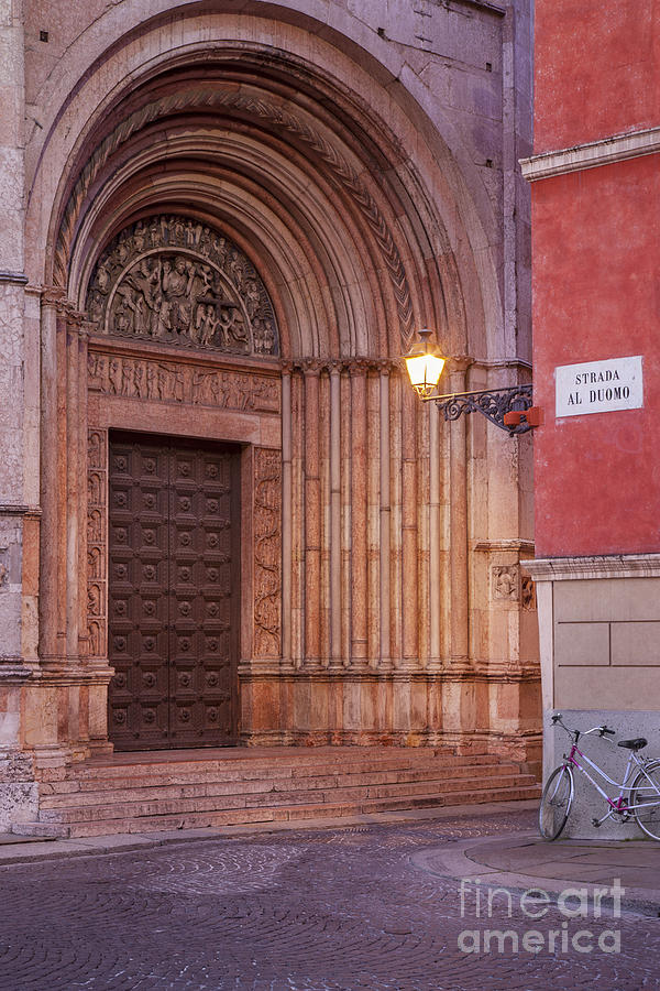 Parma Baptistery Doorway Photograph by Brian Jannsen