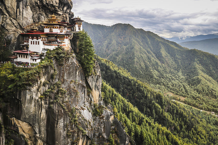 Paro Taktsang, the Tigers Nest Monastery in Bhutan Photograph by Suzanne Stroeer
