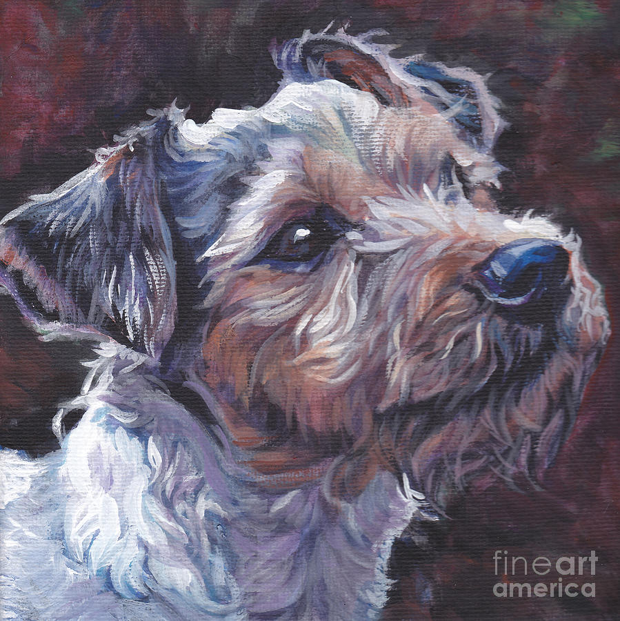 Parson Russell Terrier Painting by Lee Ann Shepard