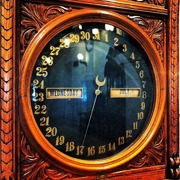Part Of A Cool Old Clock Here At The Photograph by Nicole Hansen