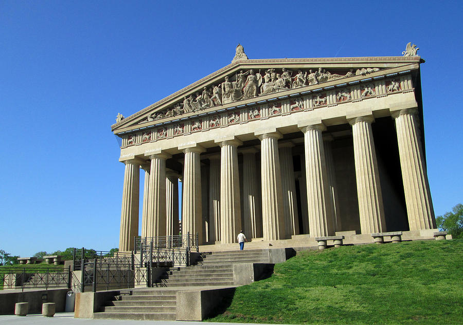 Parthenon at Nashville  Photograph by Mary Capriole