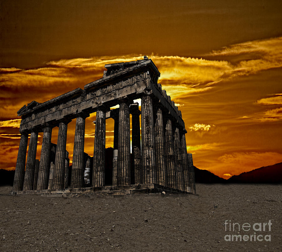 Parthenon Photograph by Shirley Mangini
