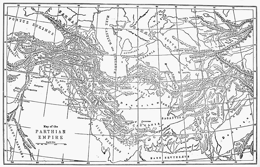 Parthian Empire, C200 B Painting by Granger - Fine Art America